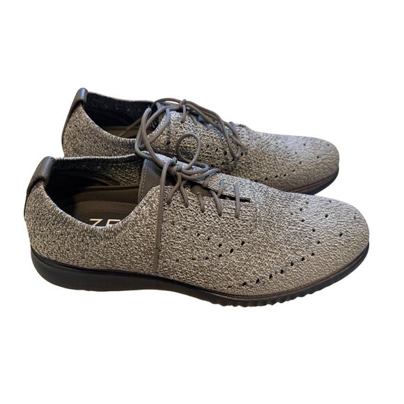 Cole Haan ZERØGRAND Stitchlite Oxford Shoes Gray Knit Lightweight Men’s Size 11